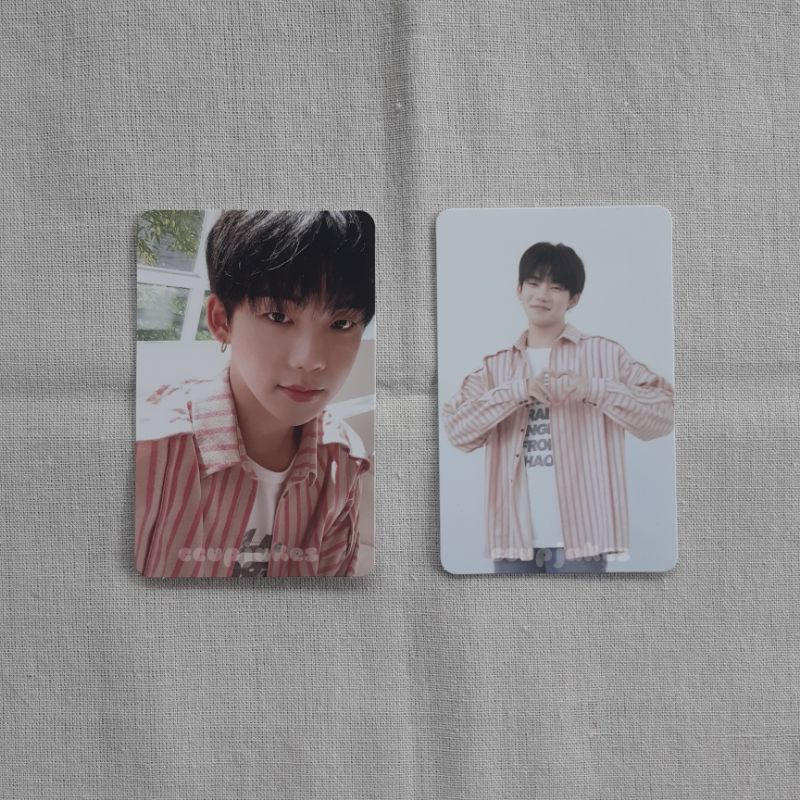 [READY] pc photocard hyunsuk full album the first step treasure effect orange version | selca, ar