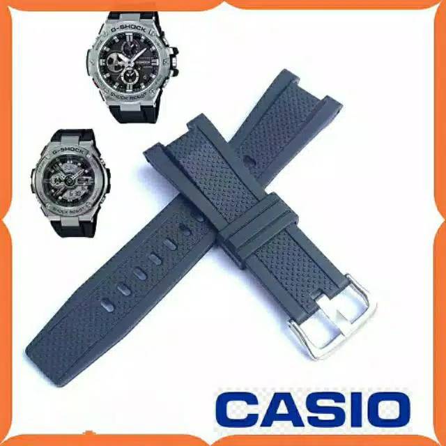 TALI JAM CASIO G-SHOCK GST-210 GST-S110 GST-W110 RUBBER STRAP CASIO G-SHOCK GSHOCK