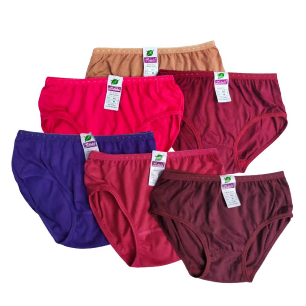 6 PCS CELANA DALAM WANITA FIDELA-CELANA DALAM WANITA TERMURAHH