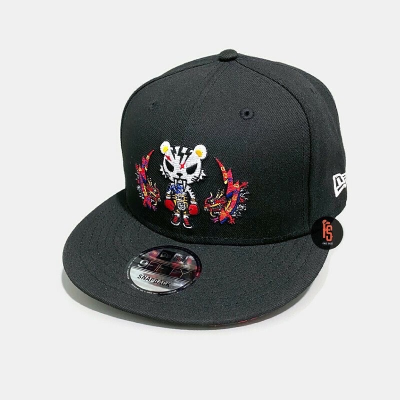 TOPI NEW ERA ORIGINAL 950 TOKIDOKI TIGER BOXING BLACK