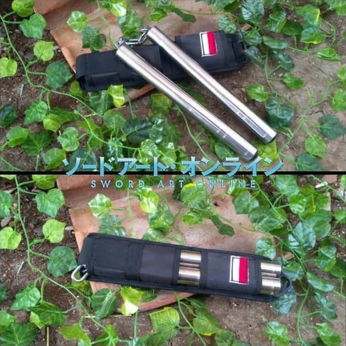 Double Stick Nunchaku Logam, Double Stick Besi Best Quality