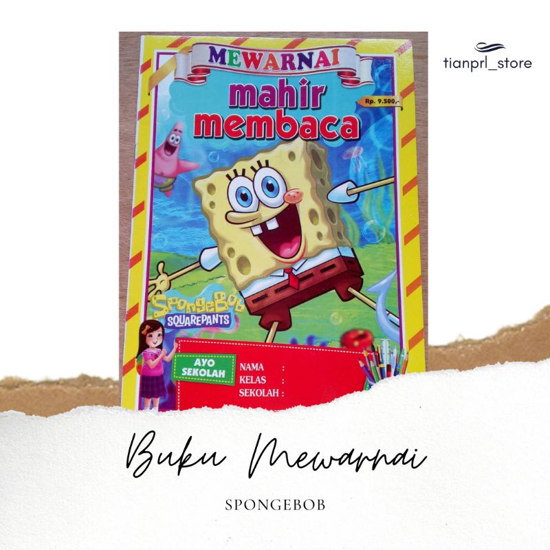 

BUKU MEWARNAI SPONGEBOB SQUAREPANTS
