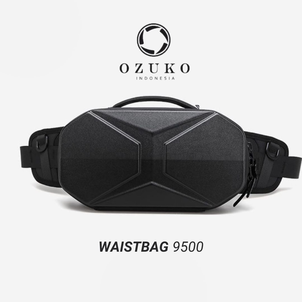 OZUKO Waistbag #9500 - Tas Slempang Pria