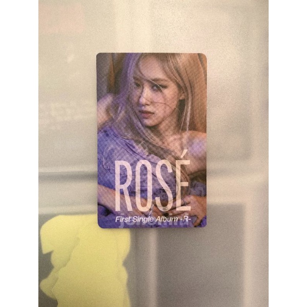 Photocard pc rose naver vibe gift card