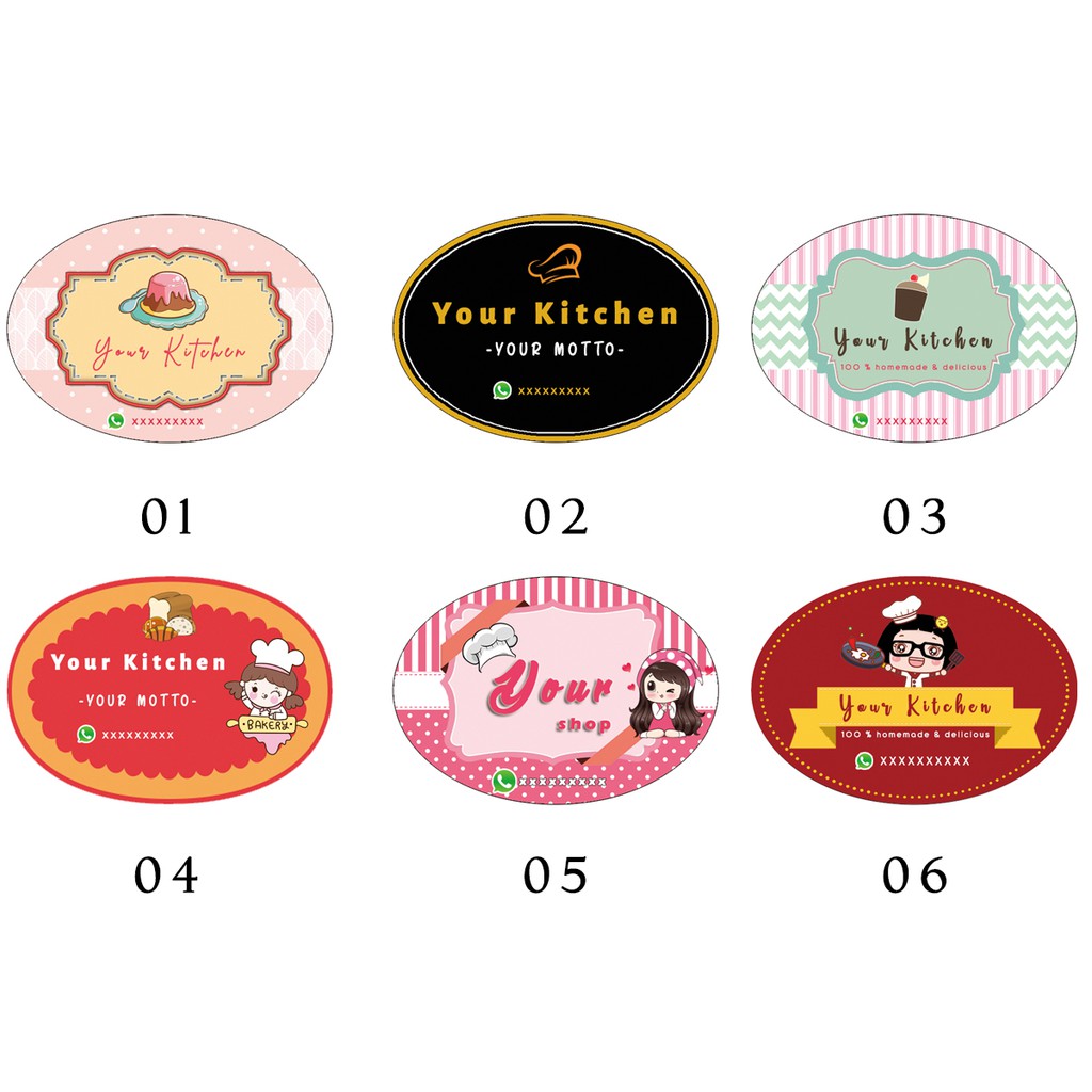 

STIKER LABEL OVAL MINUMAN MAKANAN - PRODUK KEMASAN MURAH