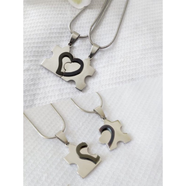 Kalung Couple Titanium Titanium Kalung Soulmate