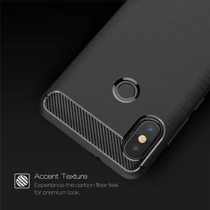 REDMI NOTE 6 PRO/NOTE 5 PRO/NOTE 5A/NOTE 4/NOTE 4X/NOTE 3 PRO/NOTE 2 CASE SOFTCASE BLACK CARBON