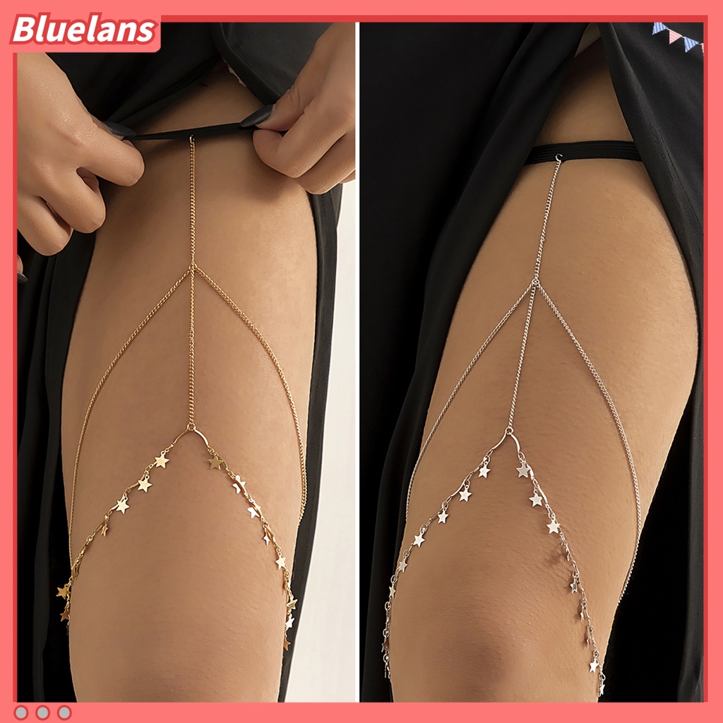 Perhiasan Rantai Kaki Multilayer Bahan Alloy Gaya Bohemian Untuk Wanita