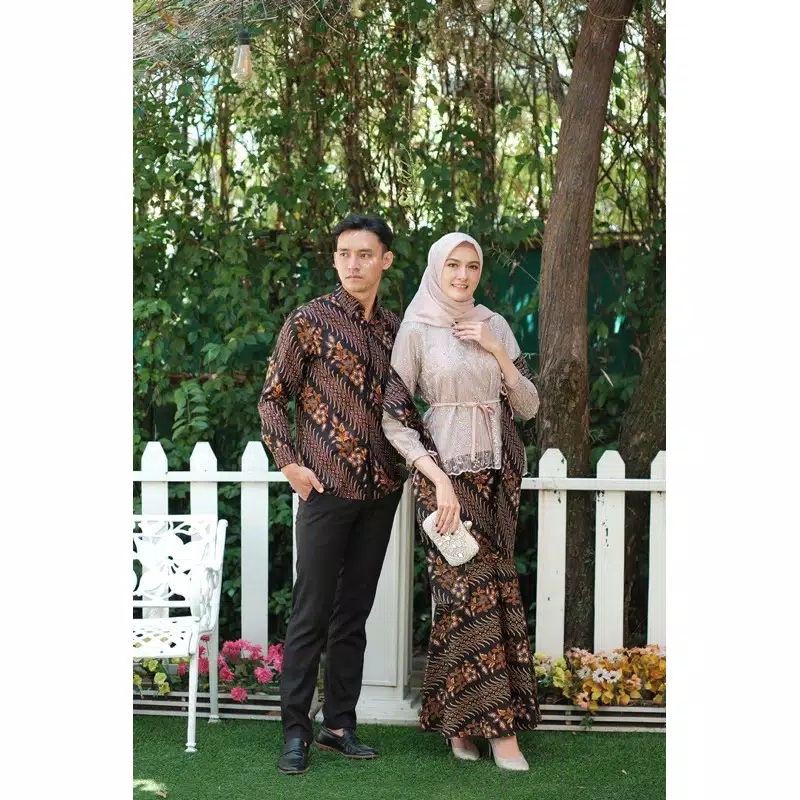 Maura Couple - Sania Ruffle Batik Couple Ori Ndoro Jowi Dnt Garansi Termurah Shopee - Kebaya Duyung