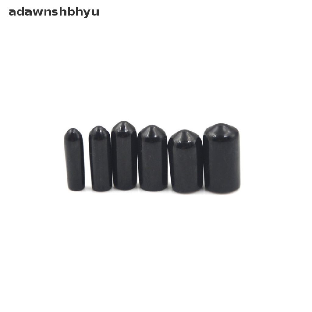 Adawnshbhyu 20pcs End Cap Thread Penutup Anti Air Vinyl Karet Baja Tiang Tabung Pipa Melindungi