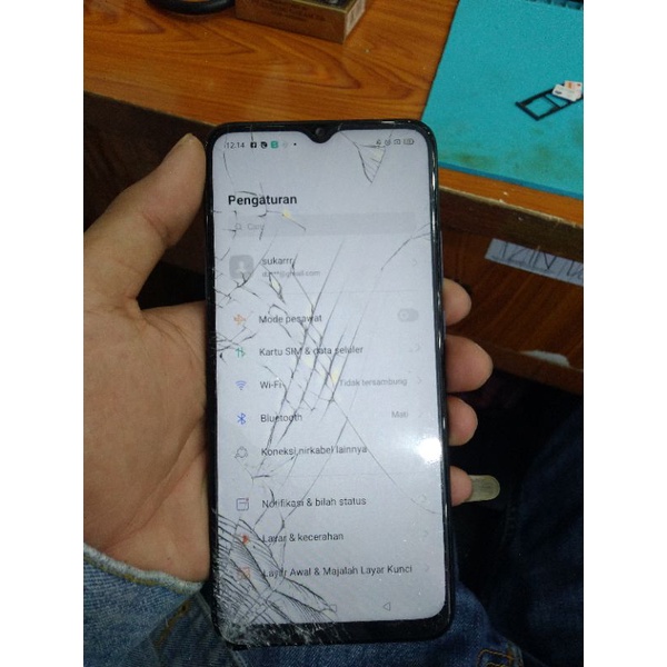 lcd realme c11 c12 c15 narzo 20 ori copotan