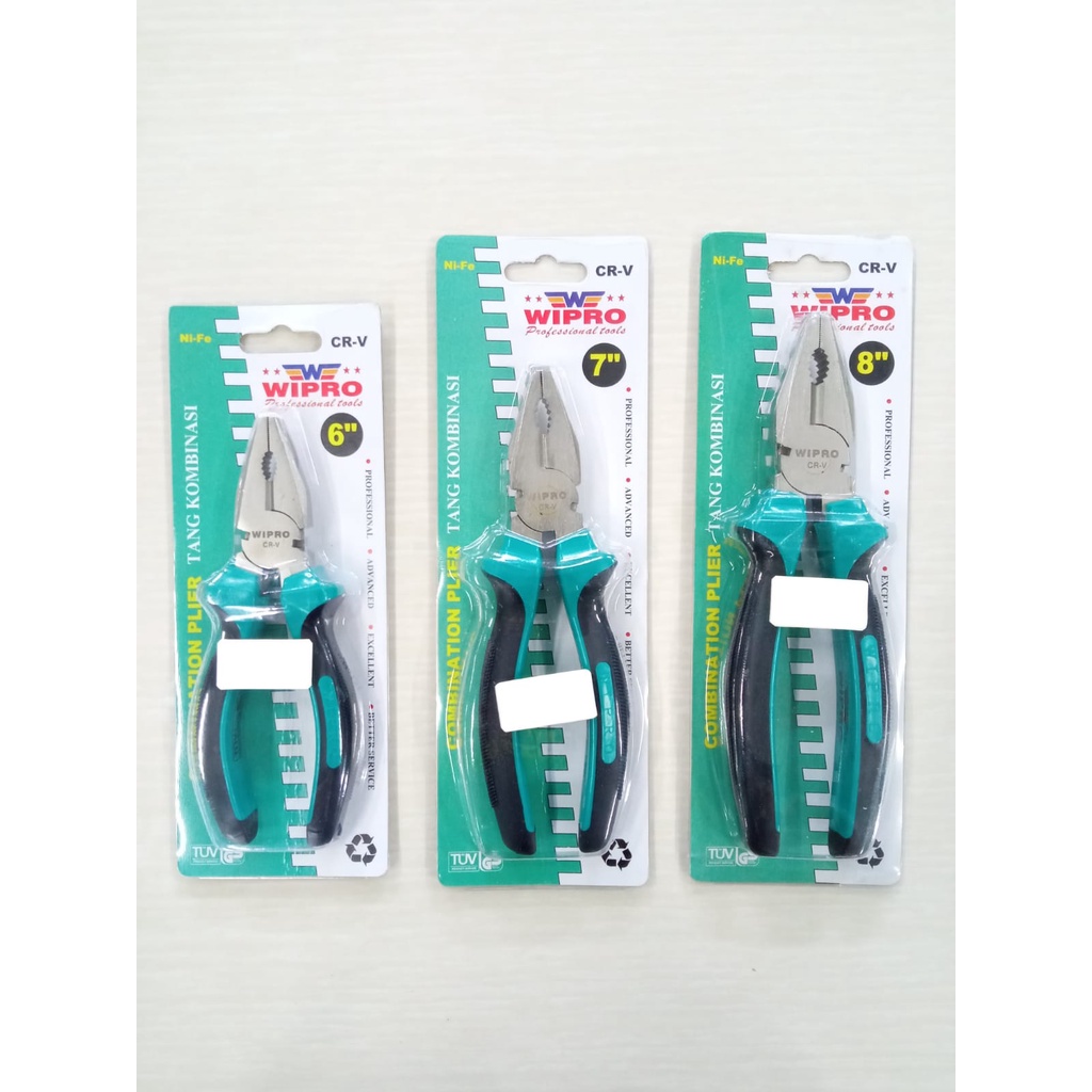Jual Linesman Pliers / Combination Pliers / Tang Kombinasi Wipro (6