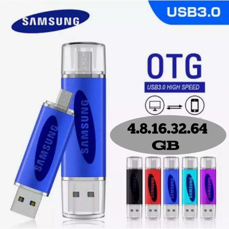 GROSIR FLASHDISK OTG SAMSUNG OEM 8GB 16GB 32GB FOR SMARTPHONE