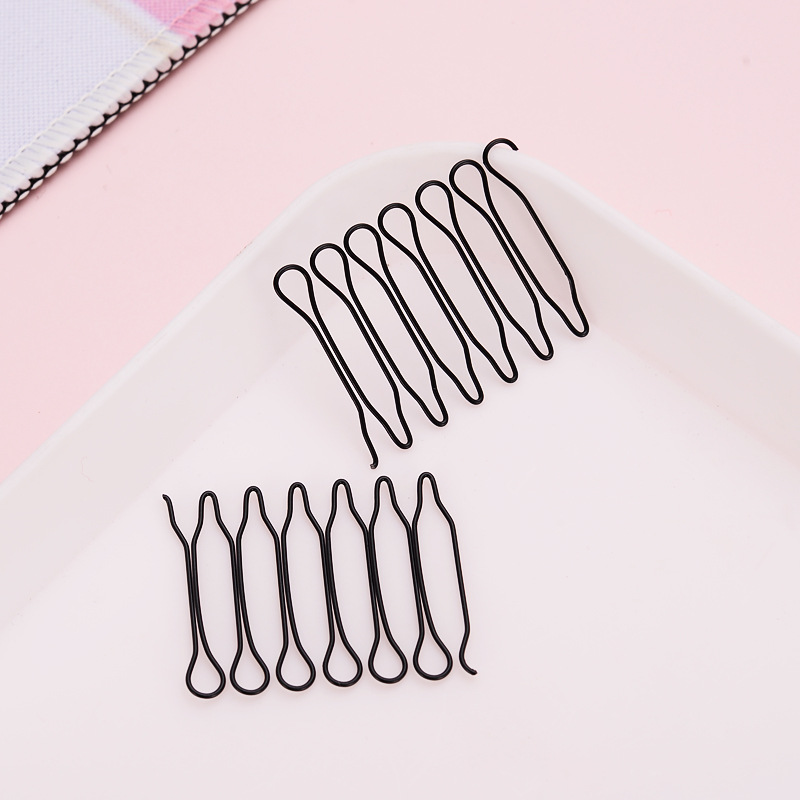 U Shape Hair Finishing Fixer Comb / Invisible Hair Holder /  U Pin Hair Clips for Thick Hair/ Hair Updo Accessories for Small Broken Hair, Hair Styling Tools