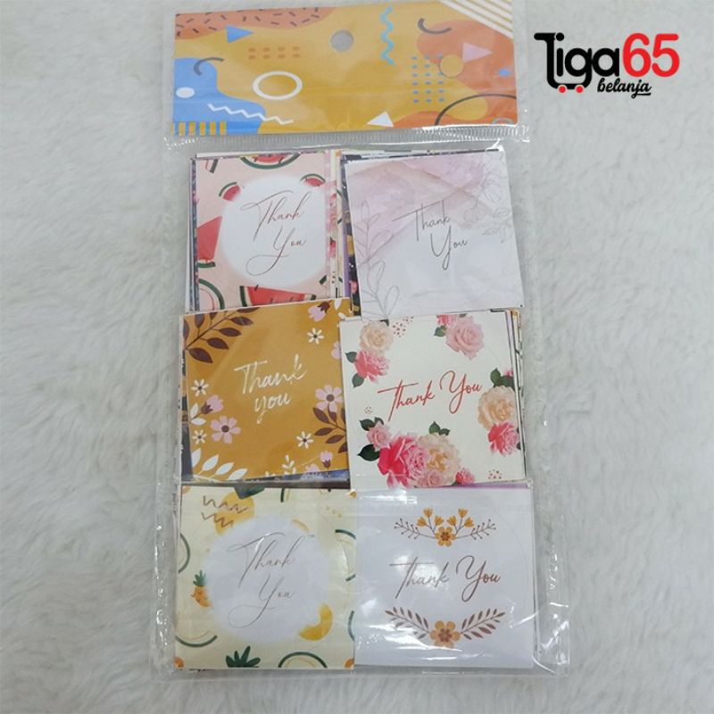 365 Stiker Thank You/Stiker Packing/Segel Packaging/4.5cm/100pcs/Label Thank You/Stiker Thank You Card