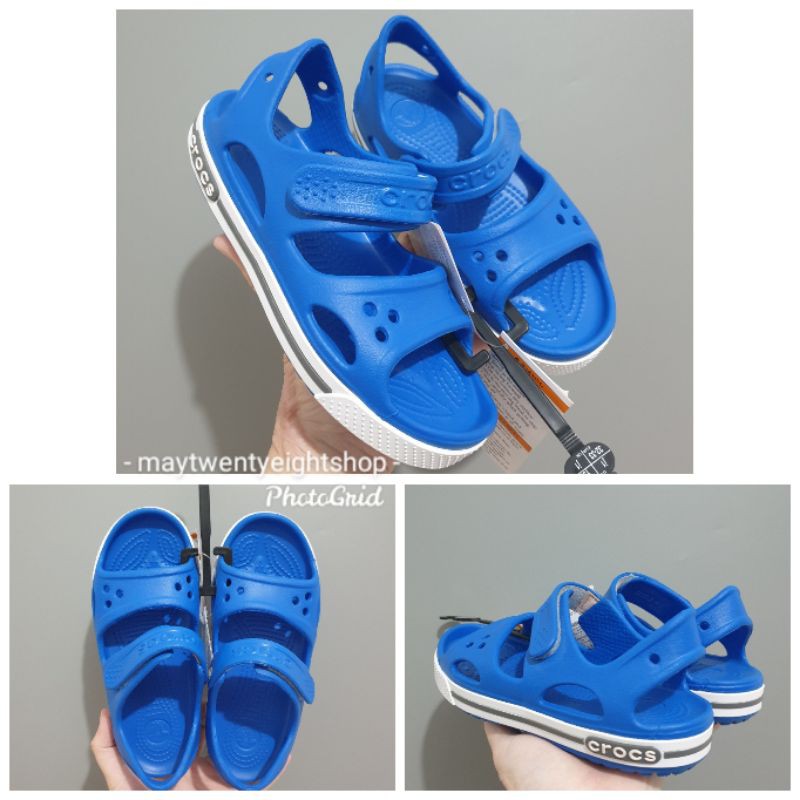Crocs Crocband Star Blue Original Store / Sepatu Sandal Anak Crocs Biru Size C12 Eur 29-30