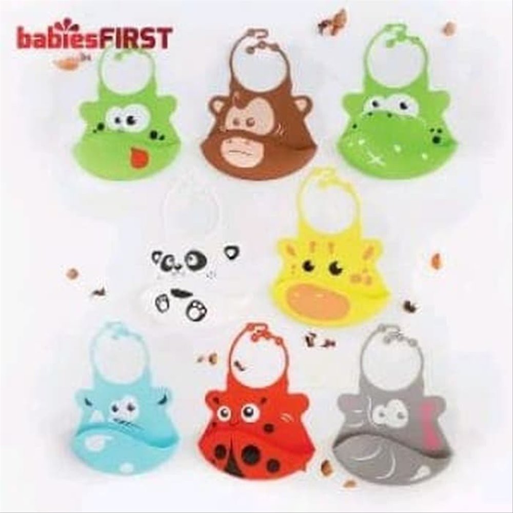 SILICONE BABY BIB / CELEMEK MAKAN BAYI / SLUBBER SILIKON BABIES FIRST 532100