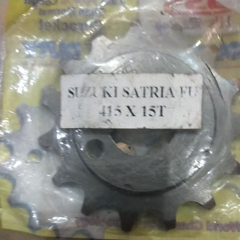 SSS GEAR GER DEPAN 415 JUPITER VIXION R15 MEGAPRO GL CB150R SUPRA SATRIA FU SMASH SHOGUN GIR FRONT SPROCKET-Sss 415x15 fu150