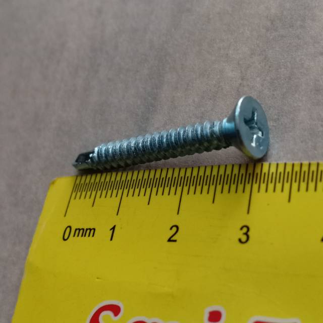 Sekrup roofing 3cm putih SDS FH 8x32