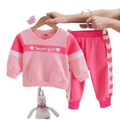 SETELAN SWEATER SWOOT GIRL ANAK PEREMPUAN USIA 1-5 TAHUN