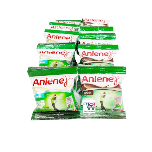 Anlene Susu Bubuk Vanilla / Cokelat 20 Gram (isi 10 pcs)