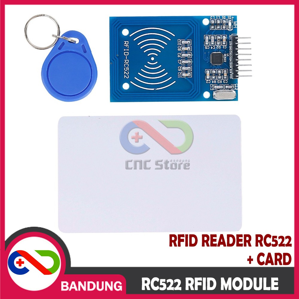 MFRC-522 RFID MODULE CARD PLUS KEYCHAIN SENSOR MODULE FOR E-TOLL E-KTP