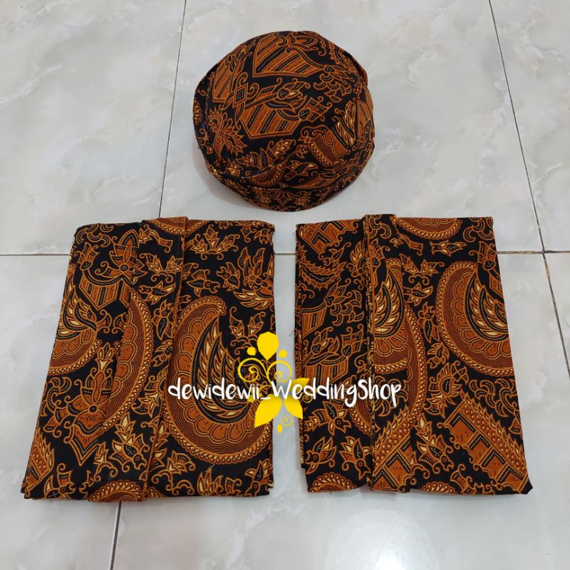 Baju Couple / Baju Prewedding Adat Sunda, Motif Semen Romo