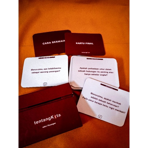 preloved permainan kartu tentang kita edisi pasangan