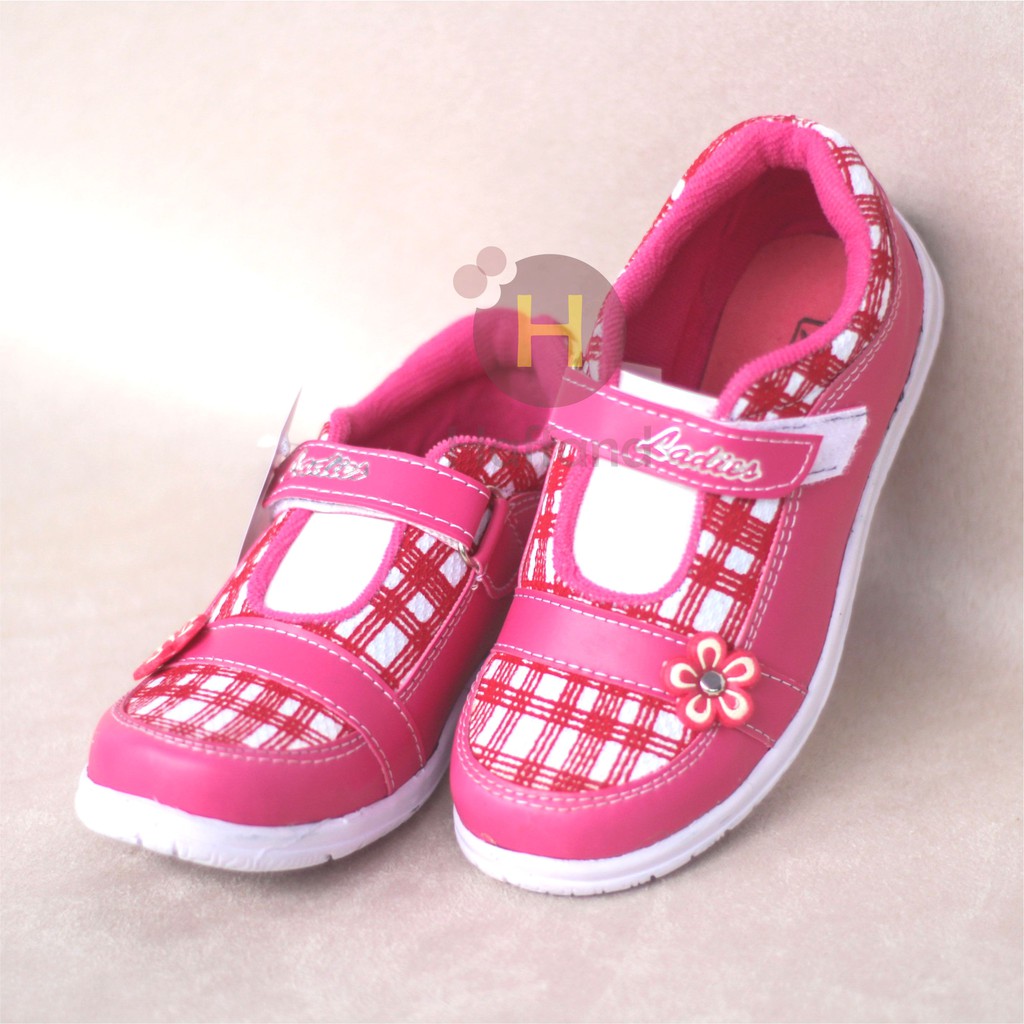 Sepatu anak tk dan bayi ladies /spotty bunga anak bayi balita perempuan cantik pink kartun anak bagus