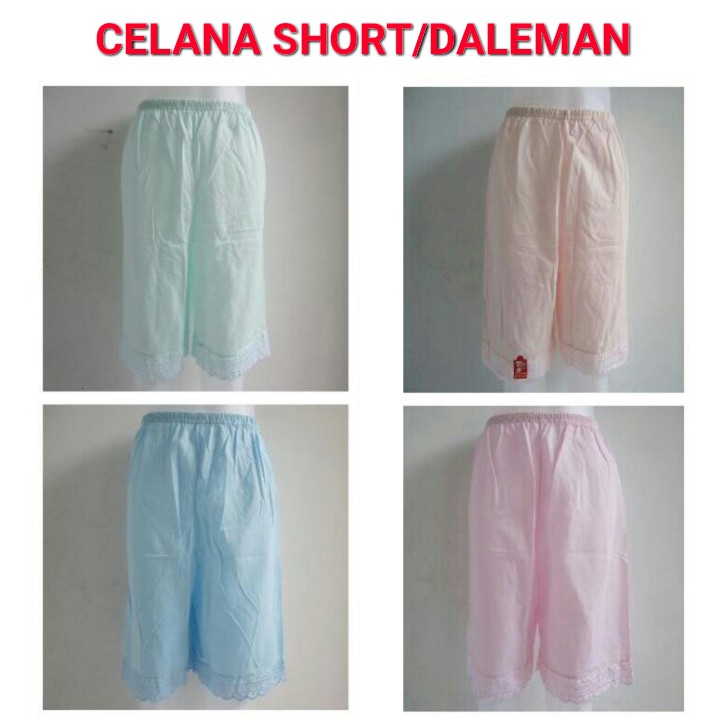 Celana Daleman Cewek Short Brukat Cantik Celana Pendek Dalaman Wanita Golden Nick Size XL XXL