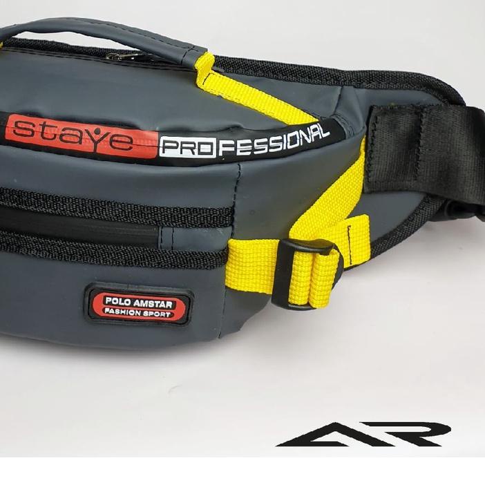 ☜ TAS ANTI AIR TAS PRIA WANITA SELEMPANG BAHU DAN PINGGANG POLO AMSTAR ORIGINAL WAISTBAG WATERPROOF 