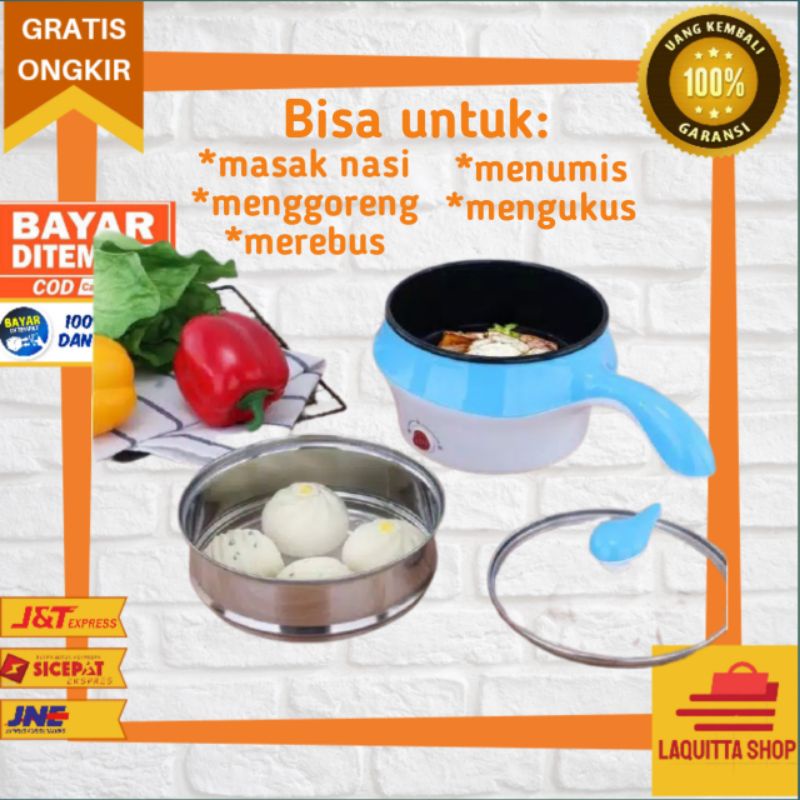 panci wajan penggorengan alat masak listrik elektrik mie goreng teflon serbaguna multifungsi murah
