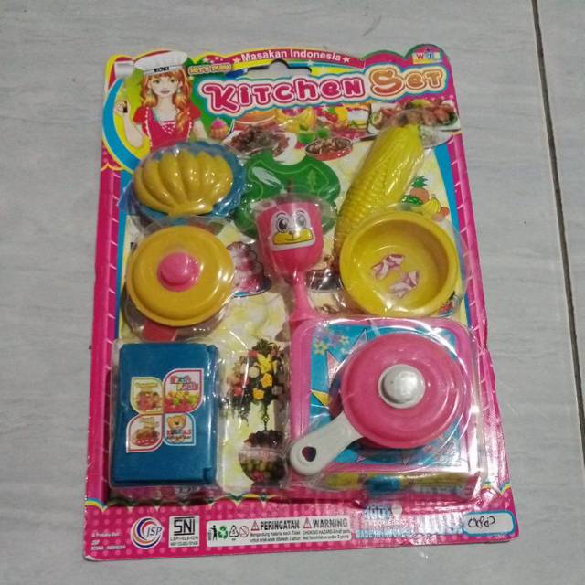 MAINAN KITCHEN SET KOMPOR PERALATAN MASAK-MASAKAN SET WJS088