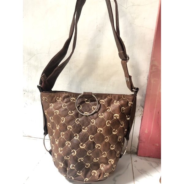 Preloved Sling Ala Gucci Kulit Mantul