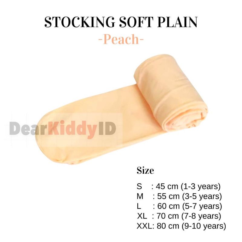 DK KIDS STOCKING SOFT PLAIN / Stoking TIPIS Anak