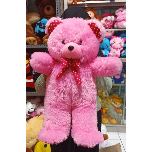 Boneka Teddy Bear Jojon Syal Jumbo 90cm Label SNI