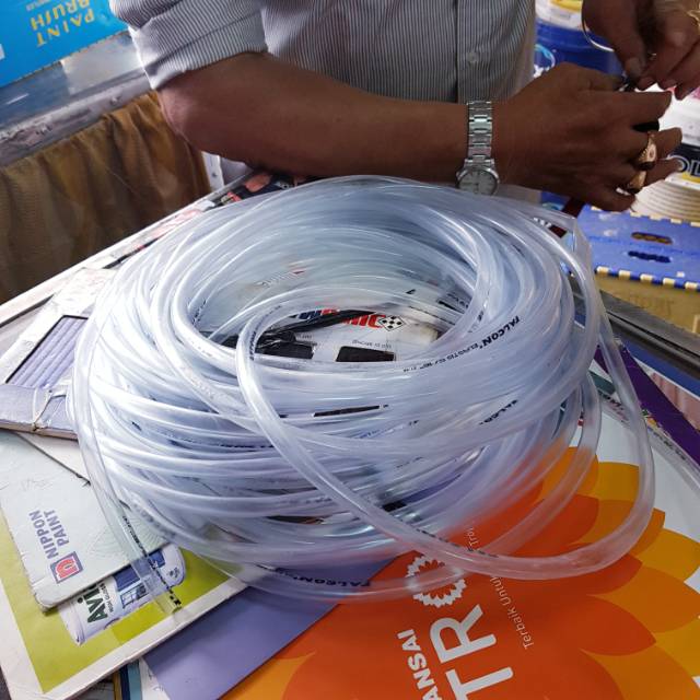 Selang timbang air 5/16" besar / waterpass / tukang bangunan bening meteran