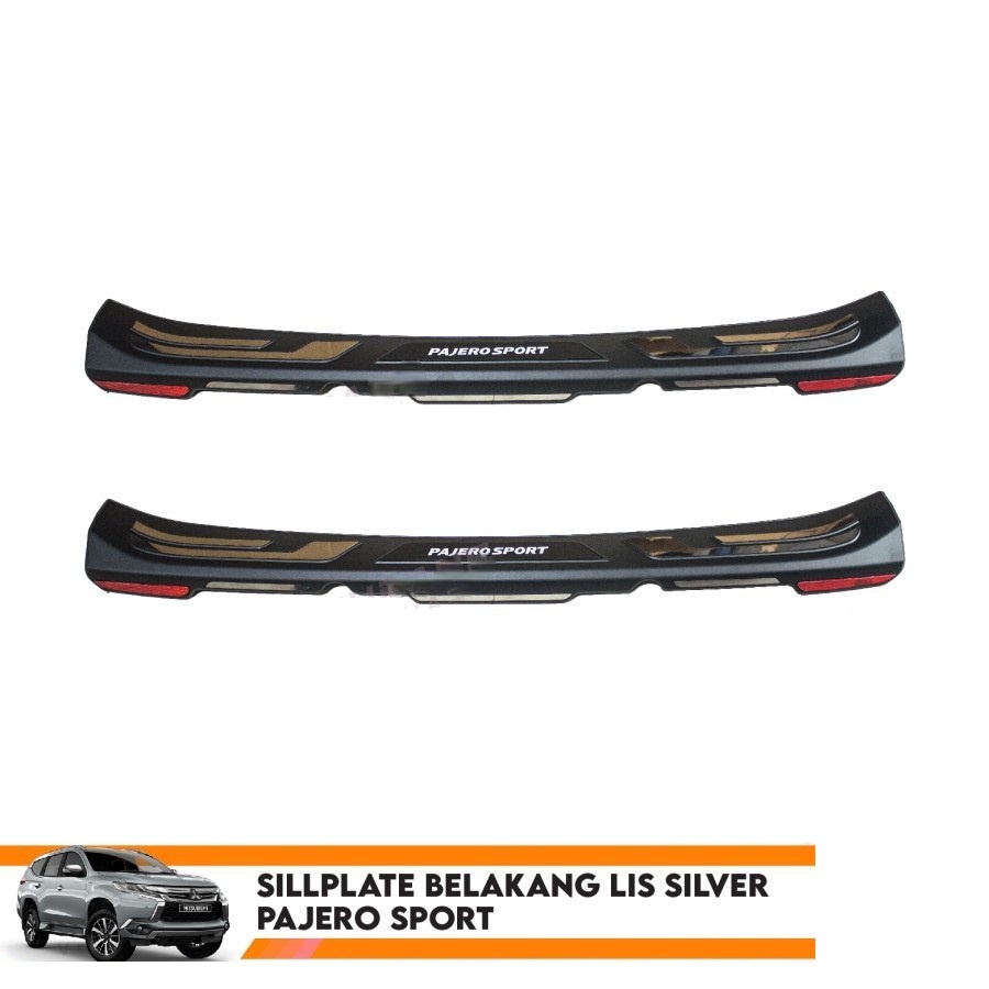 Sillplate Belakang Pajero Sport Reflektor