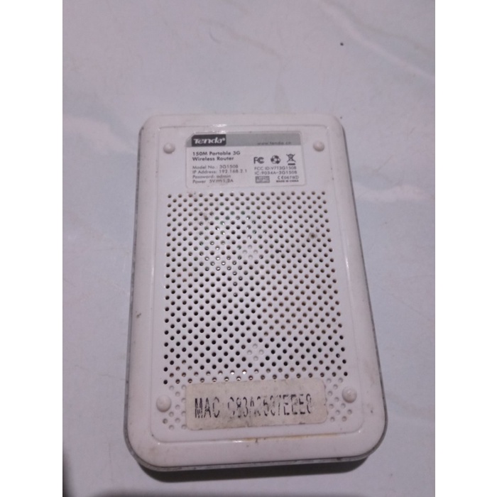 TENDA - Portable 3G Wireless Router 3G150B (Rusak)