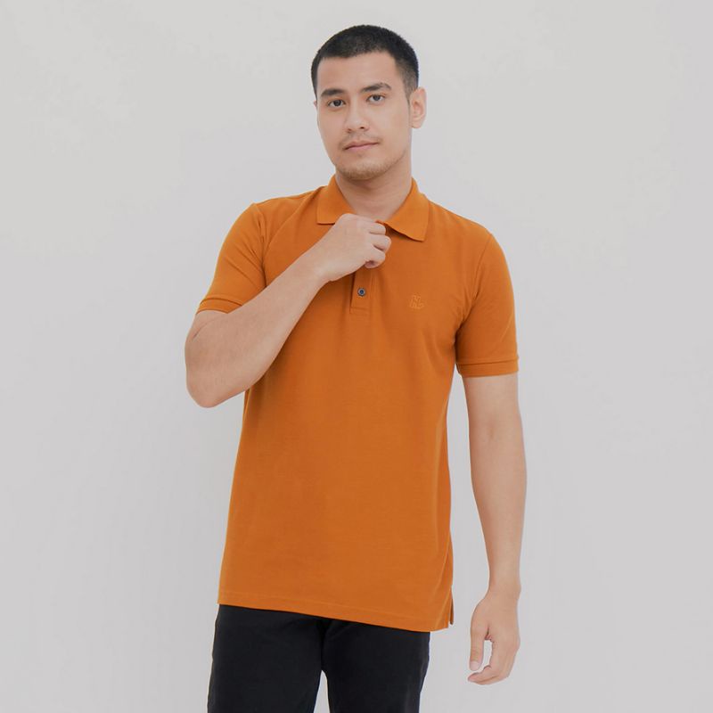 HLMen Polo Shirt Mustard Size L (HeavenLights Men)