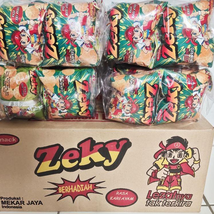 

Harga termurah ECAMY Chiki Zeky 1 Dus/Karton Kari Ayam isi 40 pcs //Laris