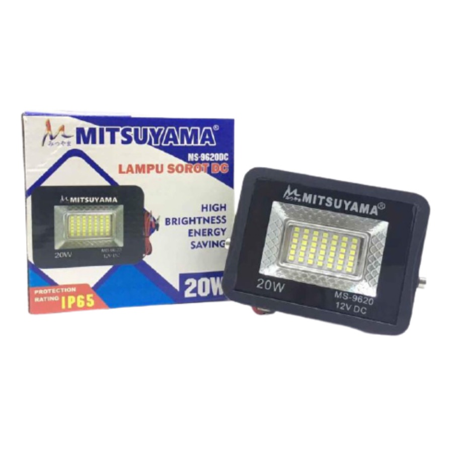 LAMPU SOROT DC 12V 20 WATT PUTIH LAMPU LED TEMBAK 20W WATERPROOF