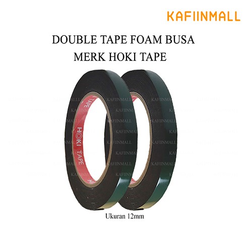 Double Tape Busah 888 tape 12mmx5m 24mmx5m  full /Isolasi Double Tape Foam