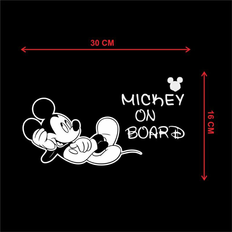 

STICKER CUTTING MICKEY ON BOARD