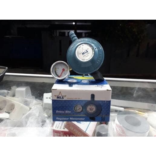 REGULATOR GAS MLS METER RM-M DELUXE BLUE SNI BUKAN QUANTUM/DESTEC