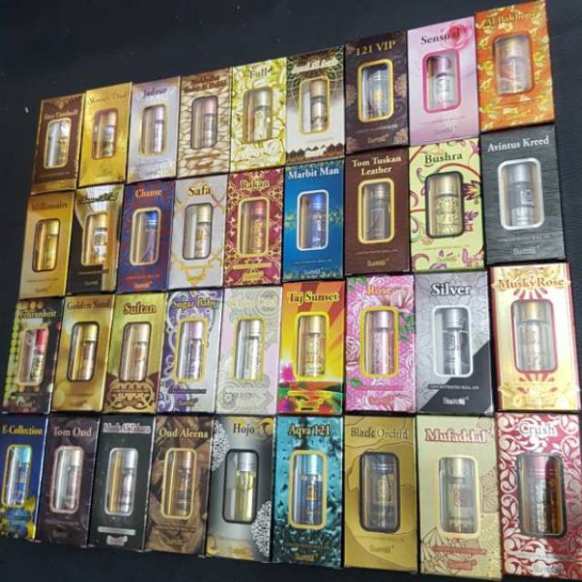 SURRATI Parfume 6ml Roll on All Varian | ORIGINAL | none Alcohol | Parfum Arab