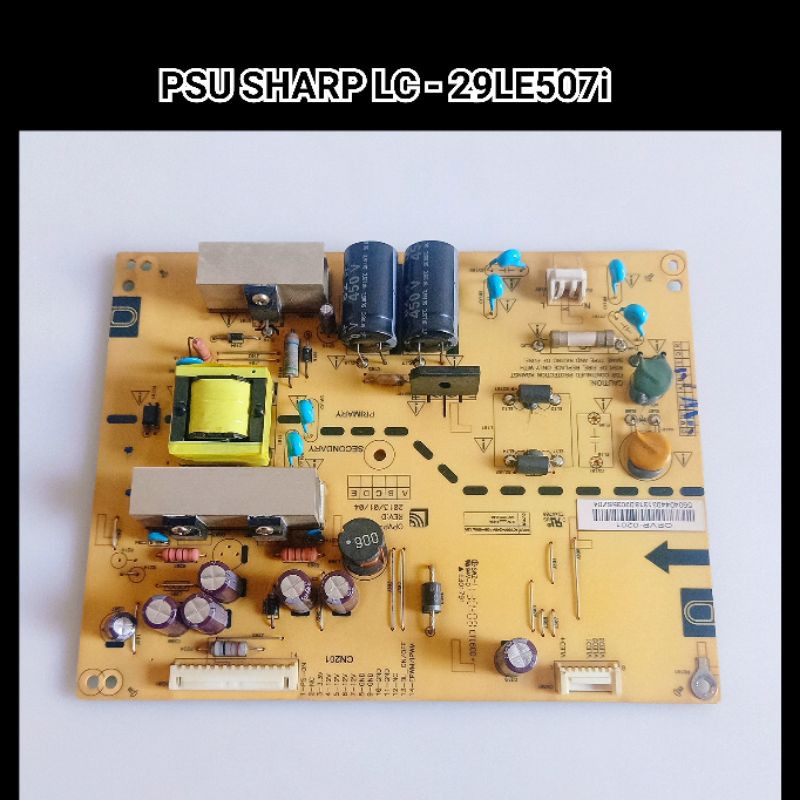 POWER SUPPLY TV LCD SHARP LC - 29LE507i