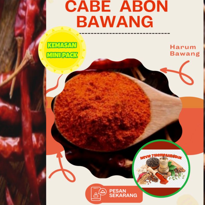 

Cabe bubuk Abon Bawang