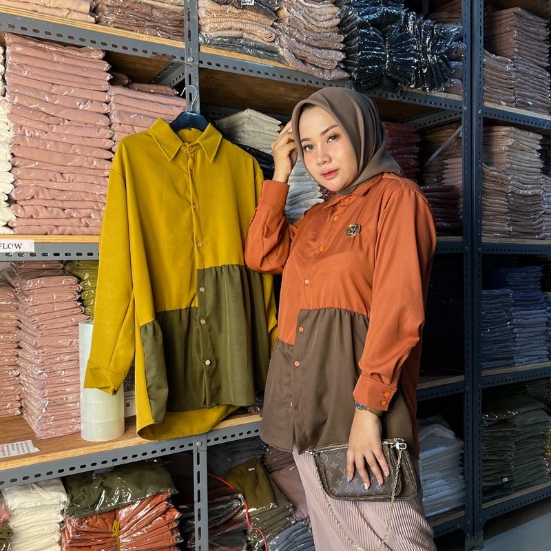 NAOMI BLOUSE KOMBINASI