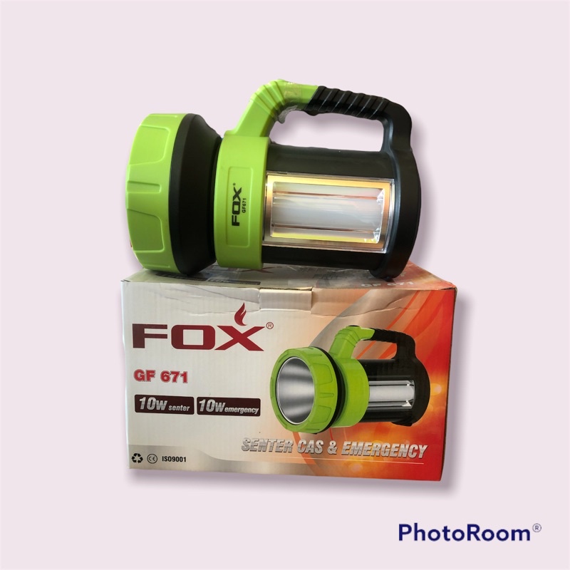 Senter cas dan lampu emergenci FOX GF 671